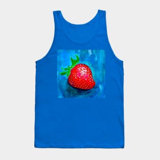 An Overworked Strawberry Tank Top